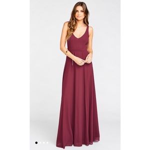 Show me your Mumu Merlot Jenn bridesmaid Dress